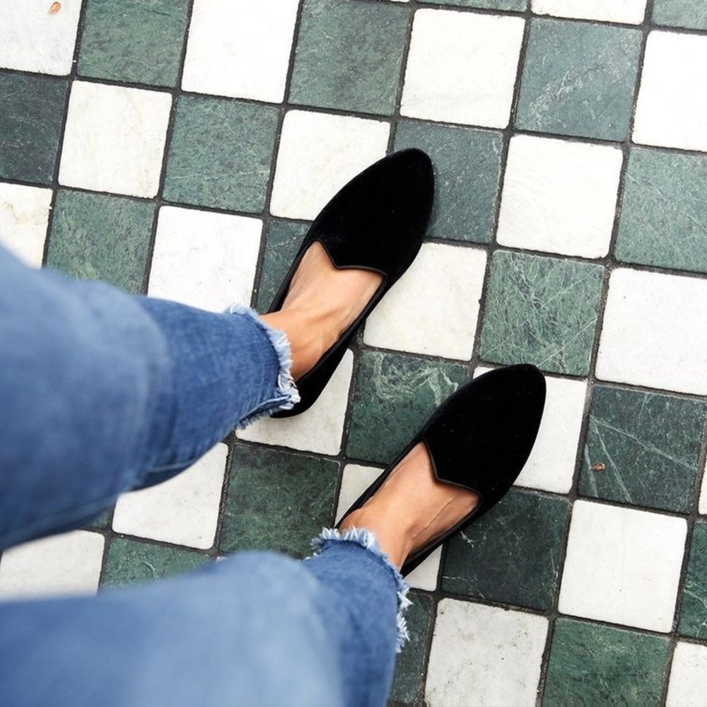 Birdies the Heron in Black Suede